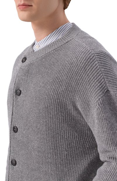Кардиган изо льна и хлопка GIORGIO ARMANI, арт. GM004373/AF29801, фото 5