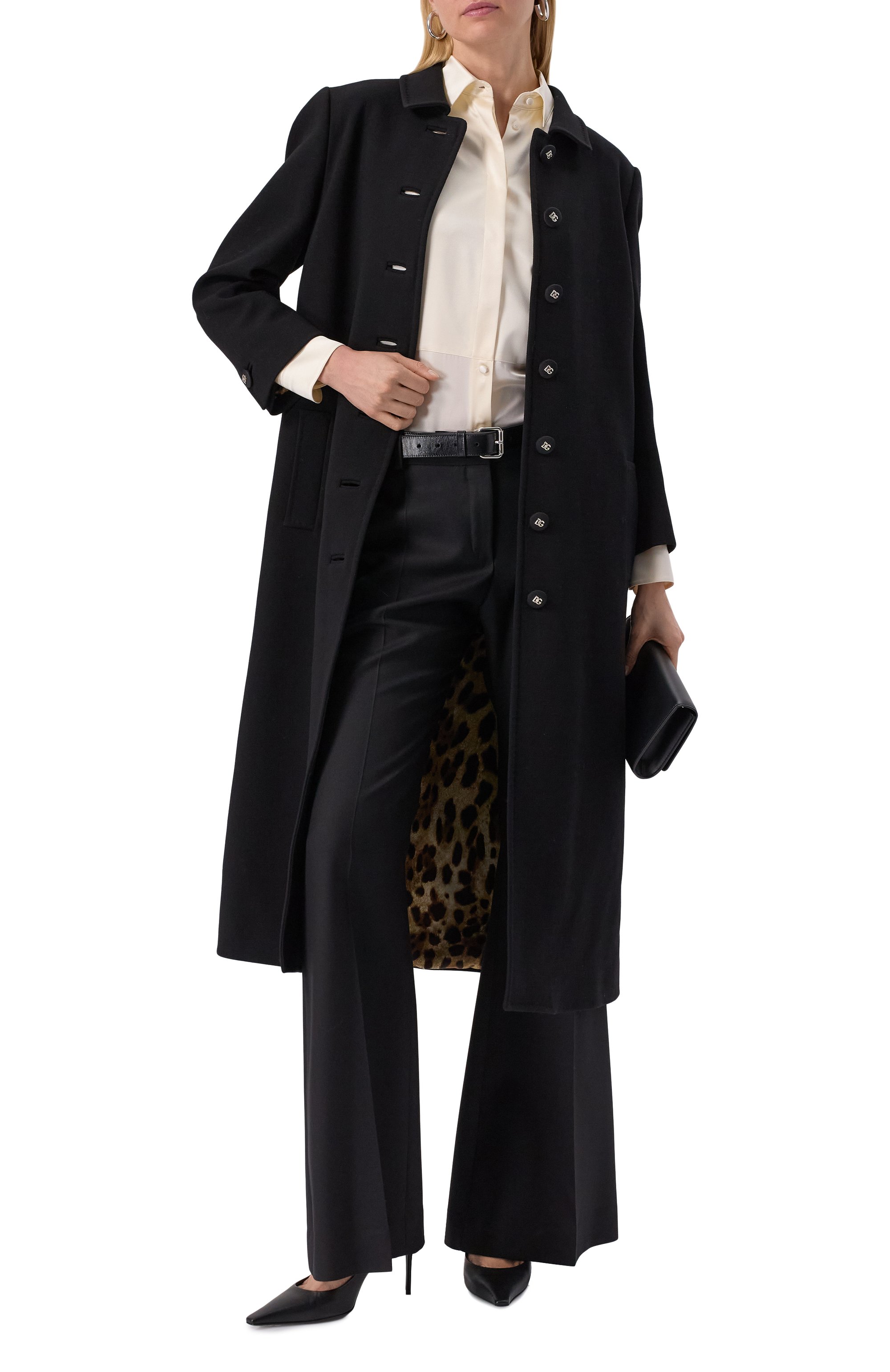 Шерстяное пальто DOLCE & GABBANA, арт. F0C3QT/FUBFX, фото 2