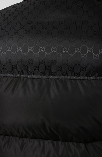 Пуховый жилет GUCCI черного цвета по цене 206500 руб., арт. 546333/Z4218, фото 5 Пуховый жилет GUCCI, арт. 546333/Z4218, фото 5