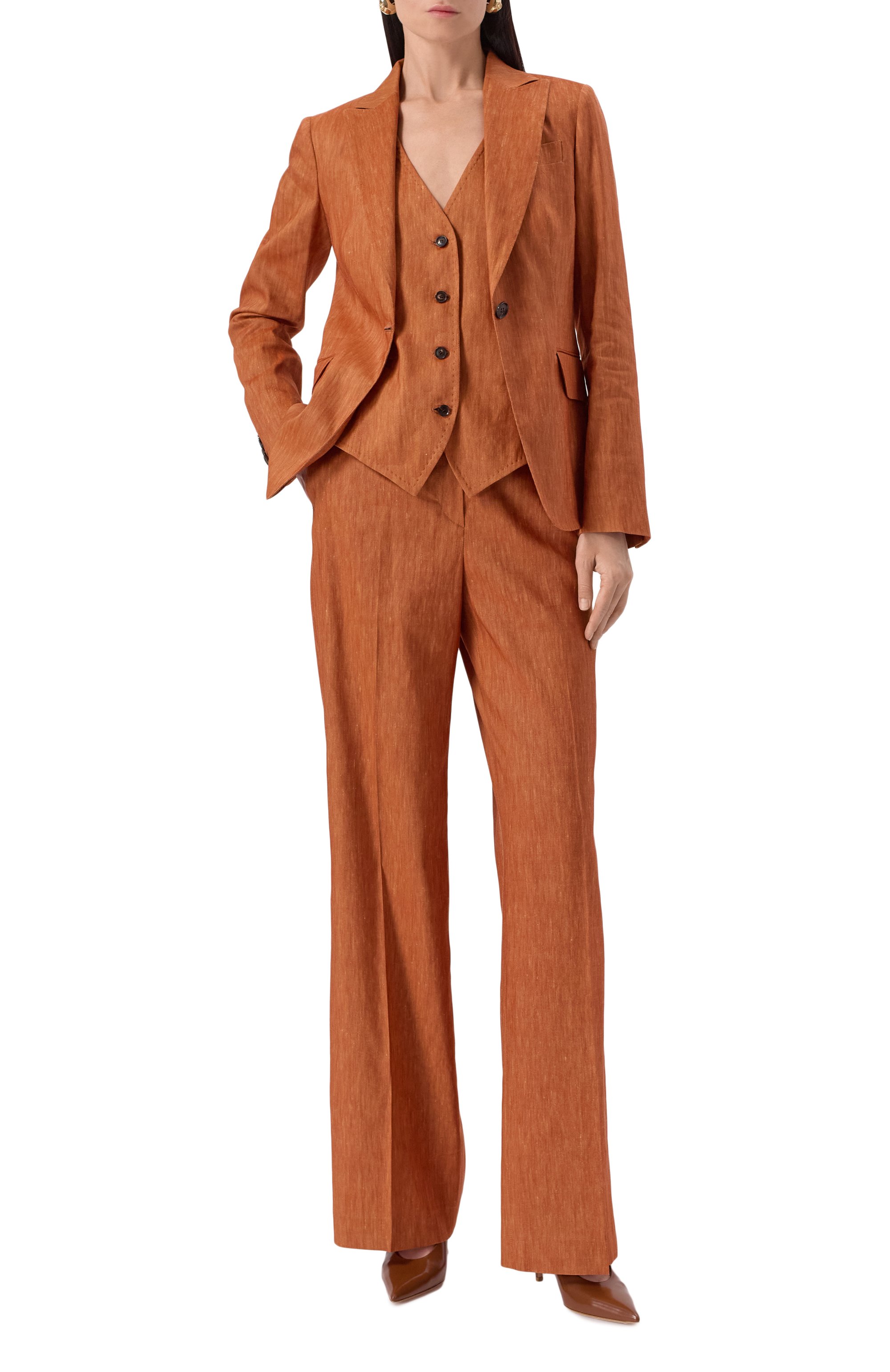 Жакет изо льна и шерсти KITON, арт. D15510K0919E03, фото 2