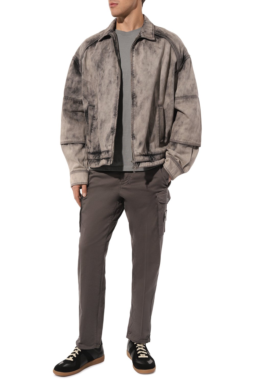 Брюки-карго из хлопка и шерсти STONE ISLAND, арт. 7315326F4, фото 2