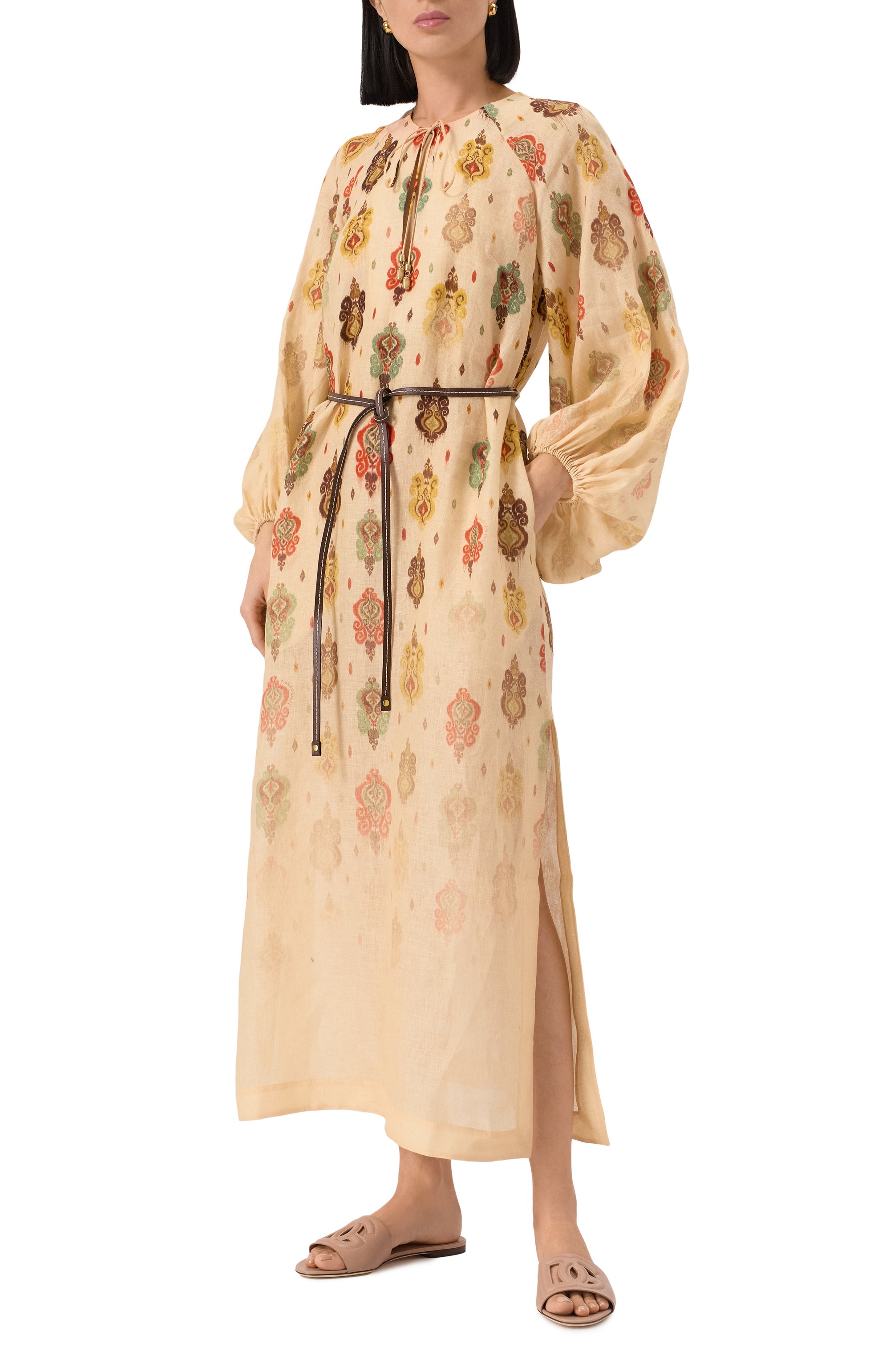 Льняное платье ZIMMERMANN, арт. 1790DRS251, фото 3