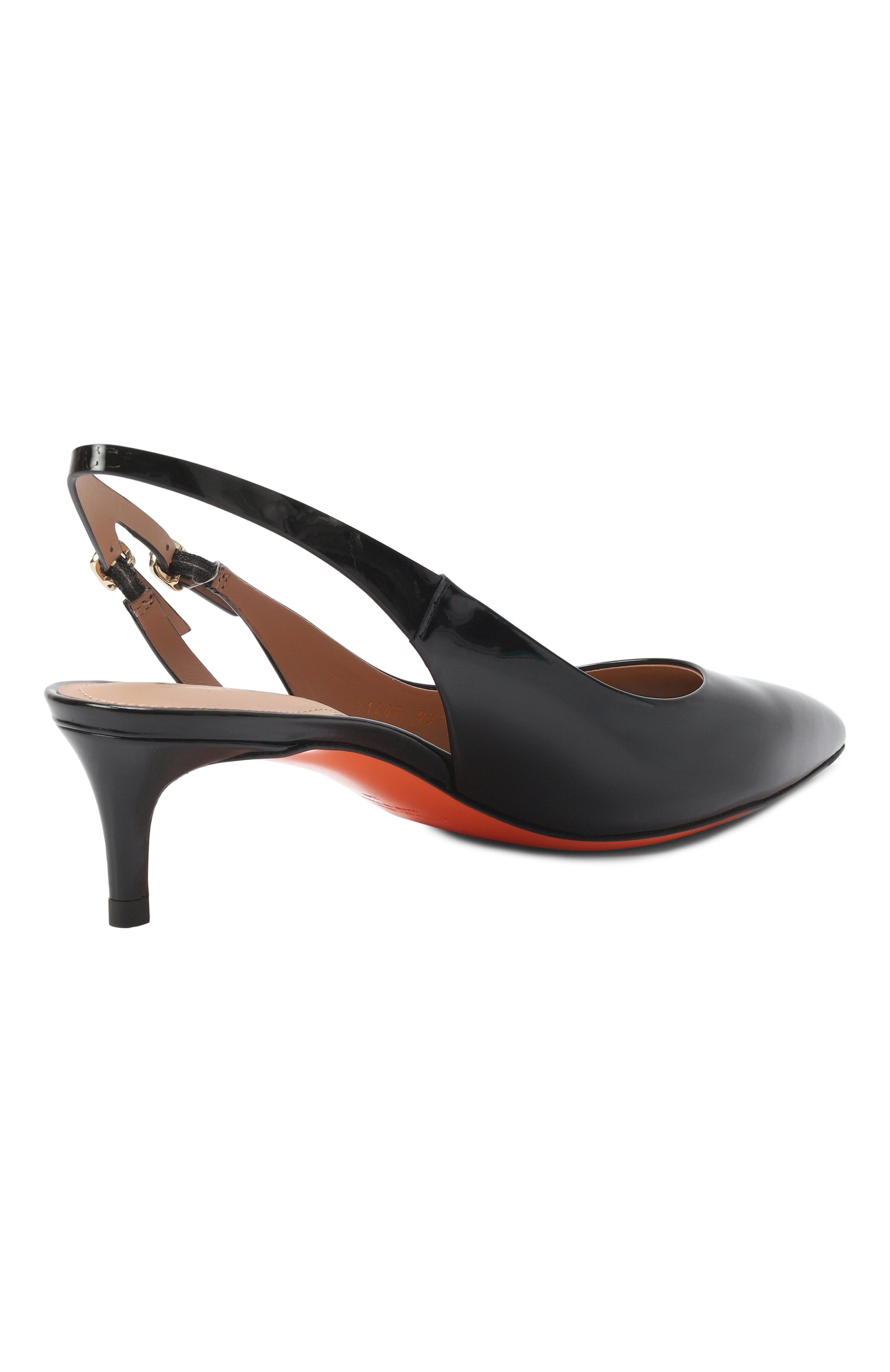 Лакированные туфли SANTONI черного цвета по цене 82450 руб., арт. WDLG71407HA2NVHD, фото 5 Лакированные туфли SANTONI, арт. WDLG71407HA2NVHD, фото 5