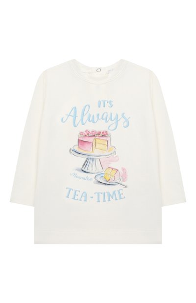 Хлопковый лонгслив MONNALISA, арт. 396621P7, фото 1