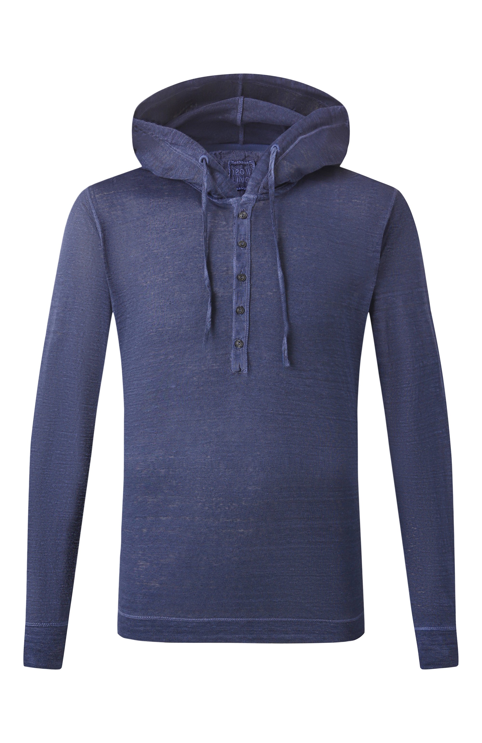 Льняной лонгслив-хенли 120% LINO, арт. 32ALIM7553/E908/S00, фото 1