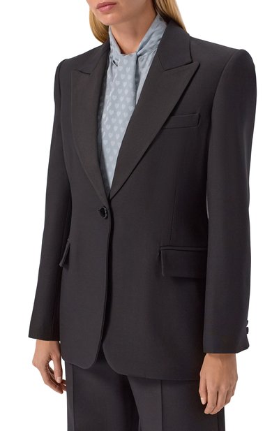 Жакет из шерсти и шелка VALENTINO, арт. 7B0CE4V0/1CF, фото 3