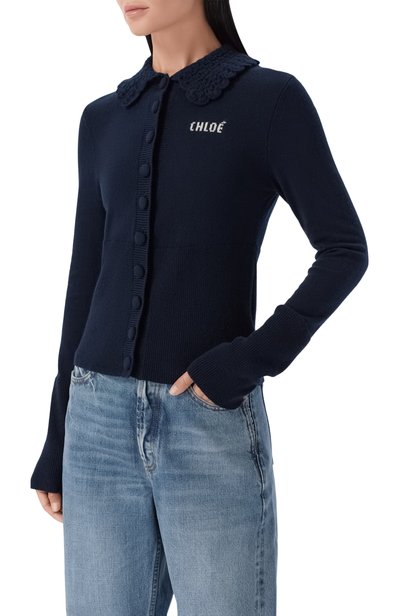 Шерстяной кардиган CHLOÉ, арт. CH26AMC16711, фото 3