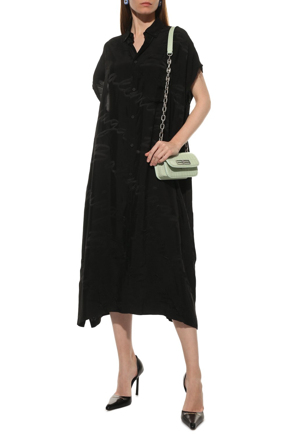 Платье из вискозы BALENCIAGA, арт. 576677/TM060, фото 2