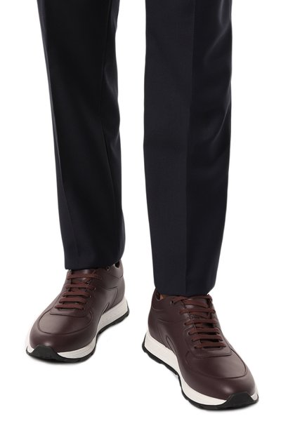 Кожаные кроссовки STEFANO RICCI, арт. US61_G6436/WY, фото 3