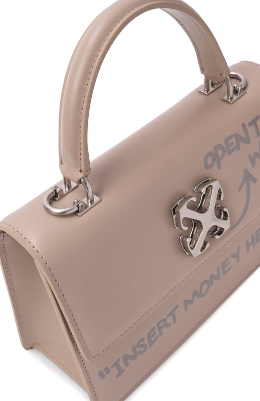 Сумка Jitney 1.4 Off-White 0WNP062S26LEA001 Бежевый  0WNP062S26LEA001 Фото 6