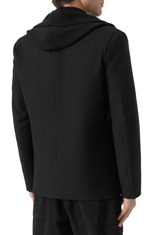 Пиджак из шерсти и вискозы Andrea Ya'aqov 25M0RC38/W00L CASHMERE Чёрный  25M0RC38/W00L CASHMERE Фото 4