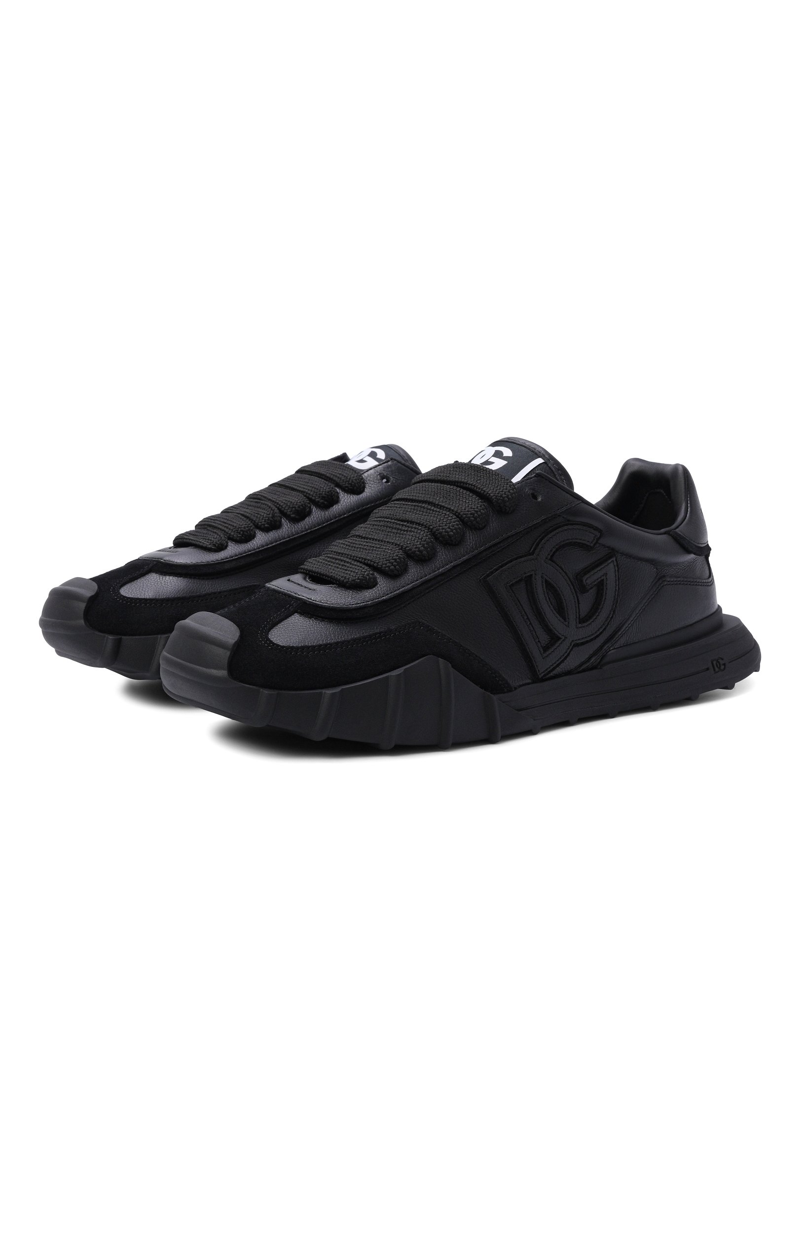 Кожаные кроссовки dg athletic DOLCE & GABBANA, арт. CS2384/A0569, фото 1