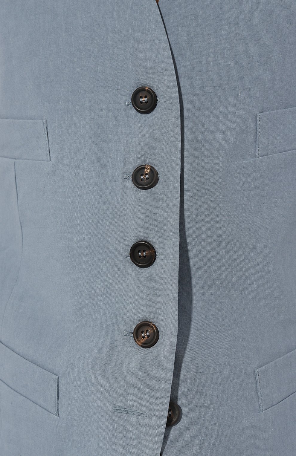 Жилет из вискозы и льна BRUNELLO CUCINELLI, арт. MH999HU806, фото 5