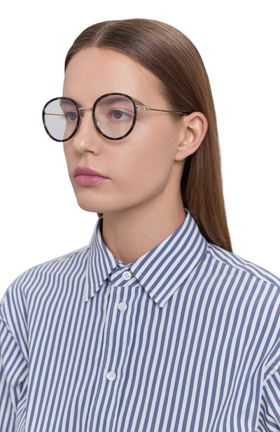 Оправа GUCCI коричневого цвета по цене 42300 руб., арт. GG1851 002, фото 2 Оправа GUCCI, арт. GG1851 002, фото 2