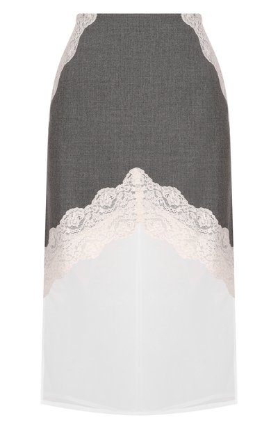 Женская комбинированная юбка JIL SANDER, арт. J03MA0257/J41557