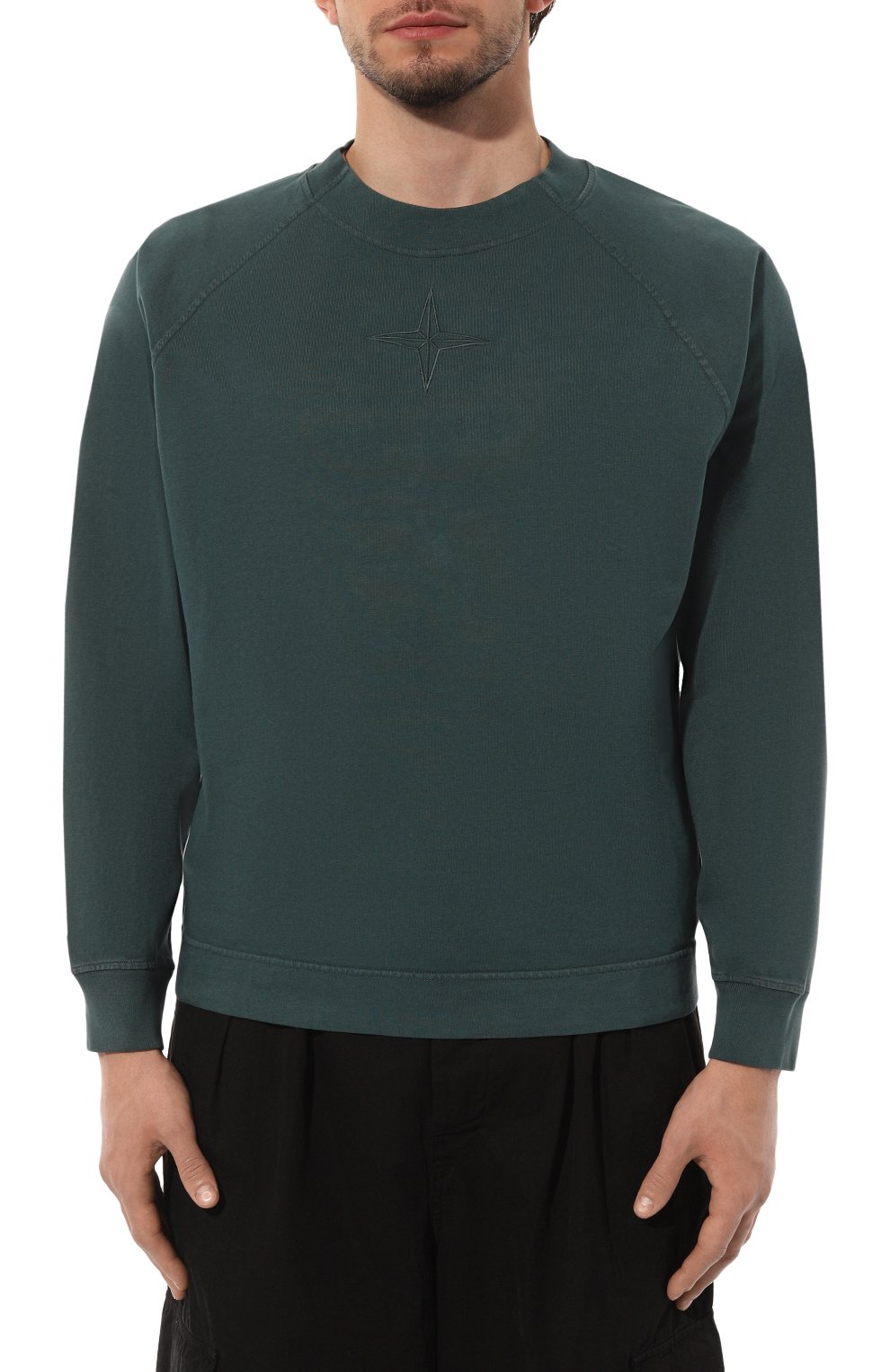 Хлопковый свитшот STONE ISLAND, арт. 781563455V0153, фото 3