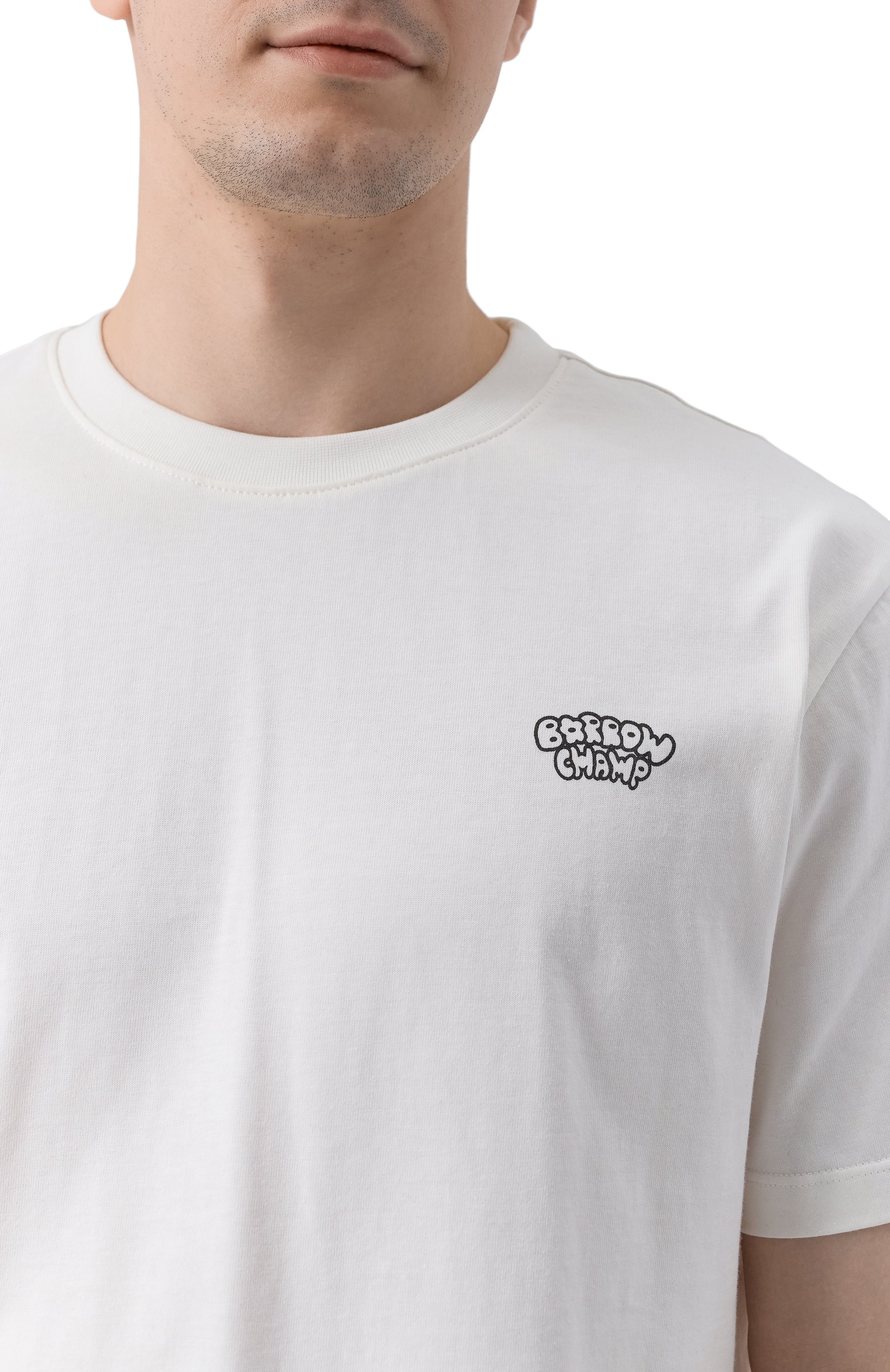 Хлопковая футболка BARROW, арт. S5BWMATH159, фото 5