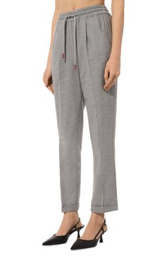 Хлопковые брюки KITON, арт. D55112H08254, фото 3