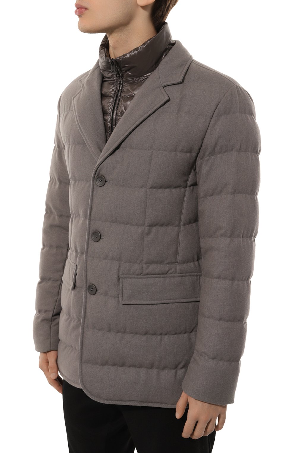 Пуховая куртка HERNO темно-серого цвета по цене 236500 руб., арт. PI001174U-RUS/33279, фото 3 Пуховая куртка HERNO, арт. PI001174U-RUS/33279, фото 3