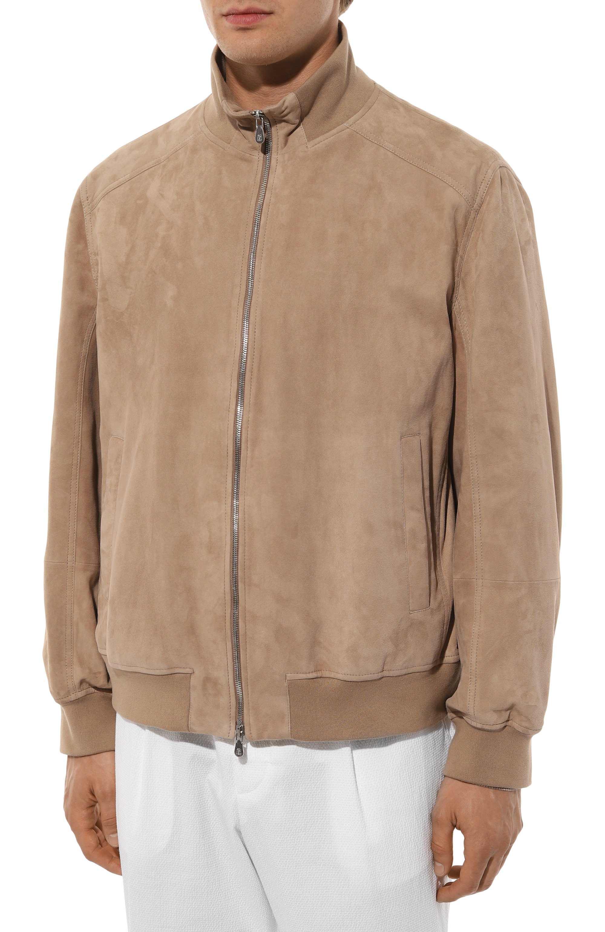 Замшевый бомбер BRUNELLO CUCINELLI, арт. MPCAI1971, фото 3