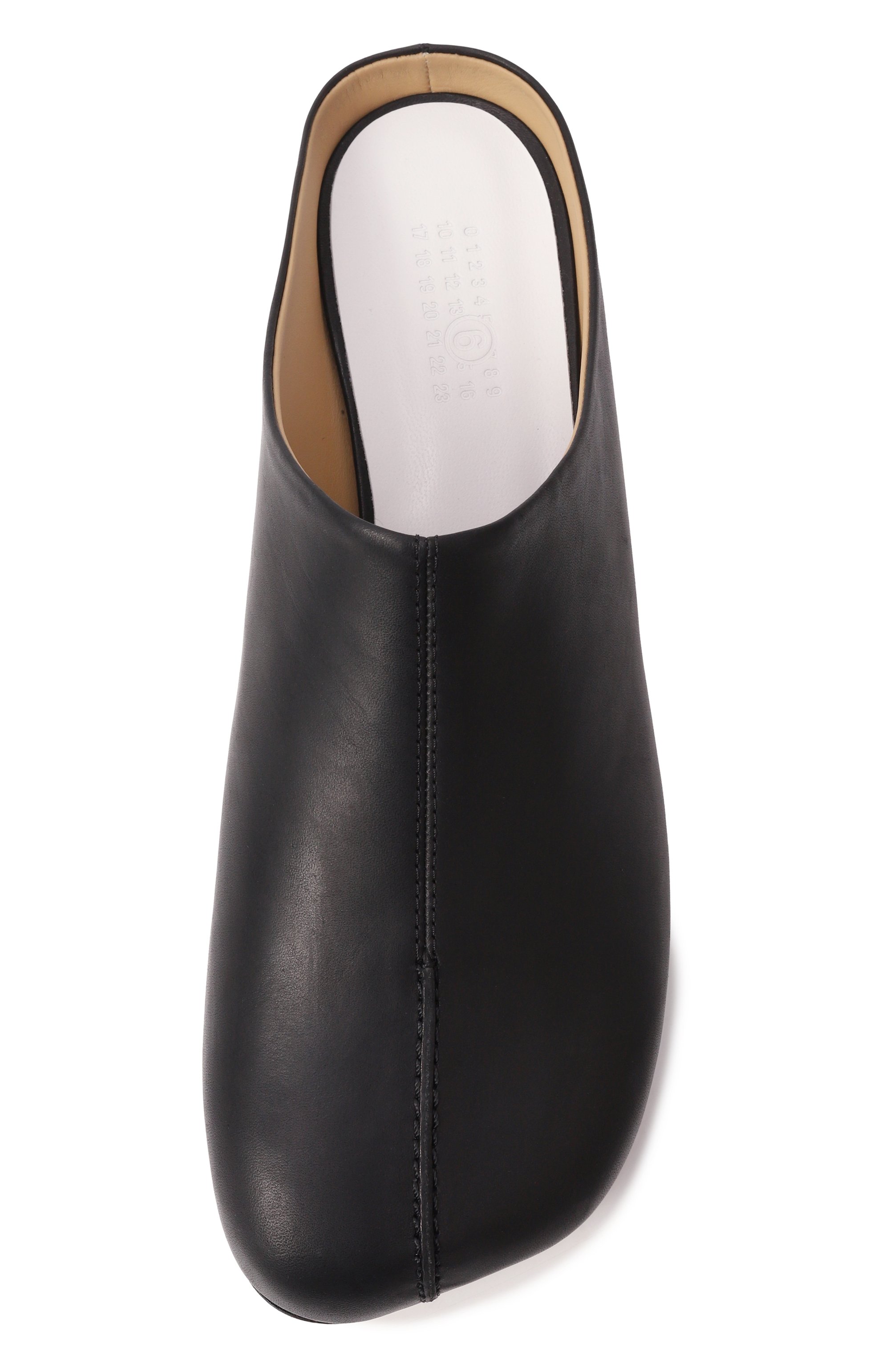 Кожаные сабо MM6, арт. SH1WX0003/P5000, фото 6