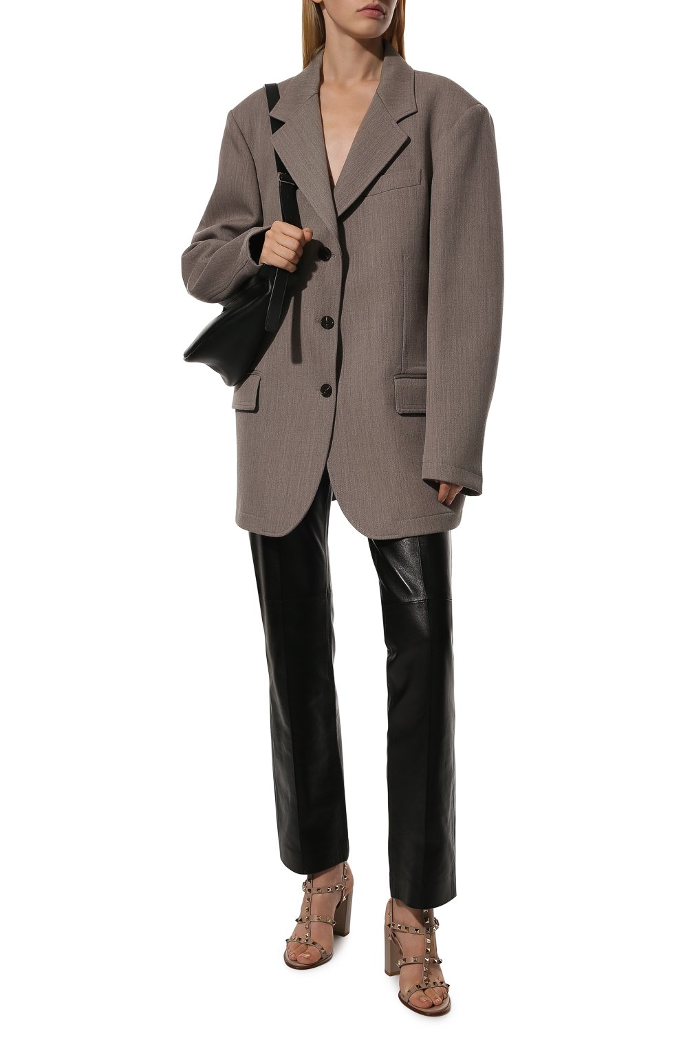 Кожаные босоножки rockstud VALENTINO, арт. VW2S0749/VBP, фото 2