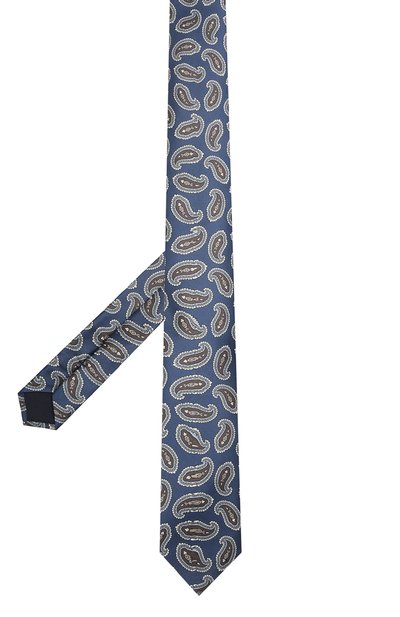 Шелковый галстук CORNELIANI, арт. 87U306-1120327/00, фото 2
