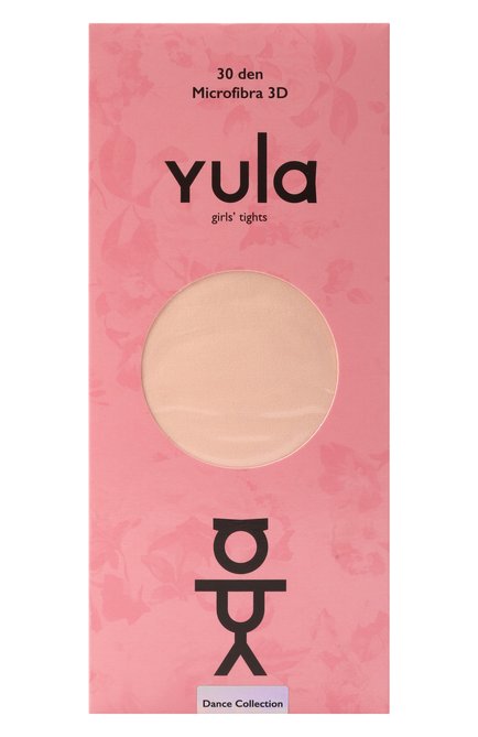 Детские колготки dance collection YULA розового цвета, арт. YU-36 | Фото 1 (Материал: Текстиль, Синтетический материал; Статус проверки: Проверена категория, Проверено)