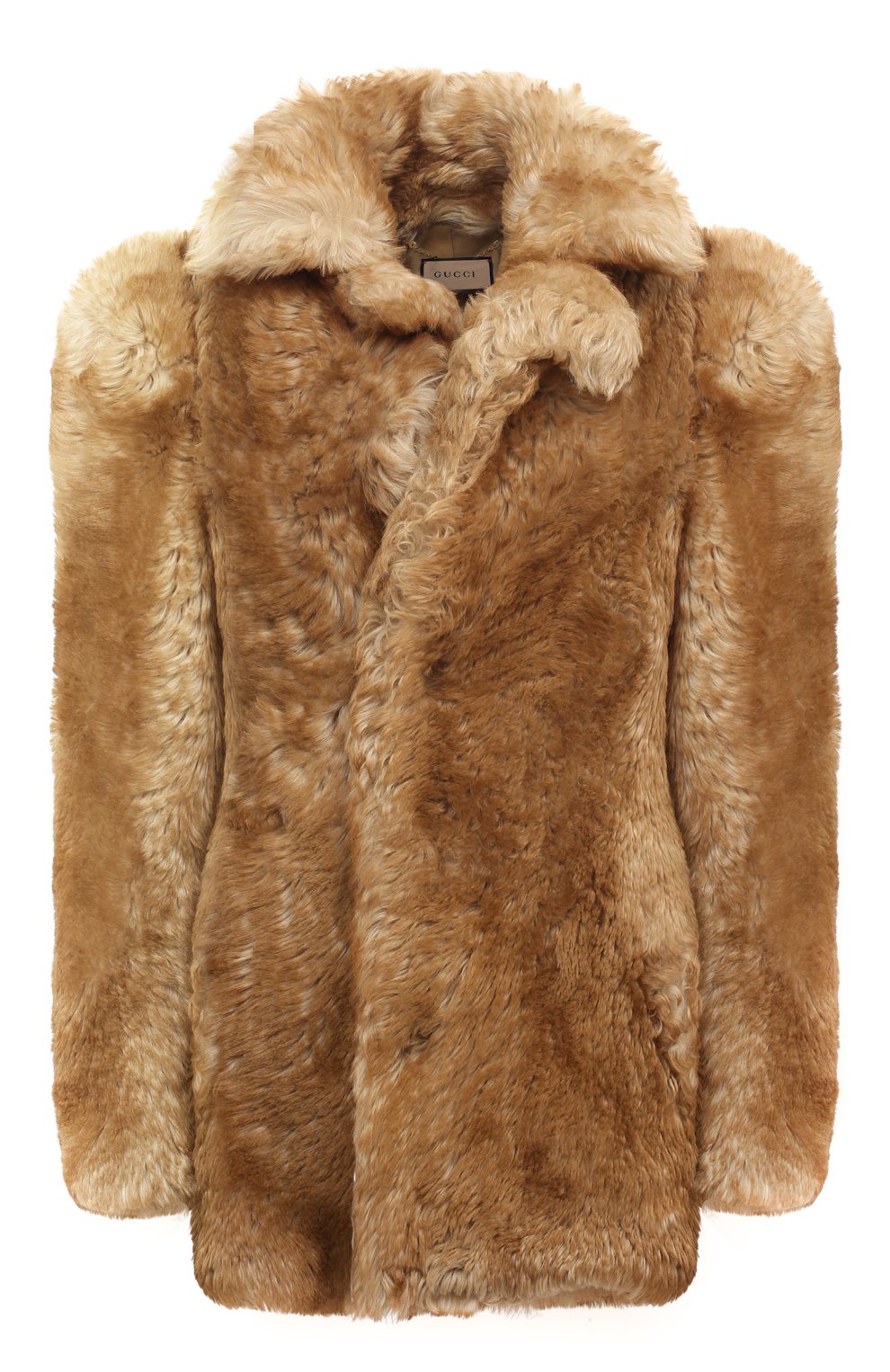 Шуба GUCCI коричневого цвета по цене 705600 руб., арт. 654849 XSABV, фото 1 Шуба GUCCI, арт. 654849 XSABV, фото 1
