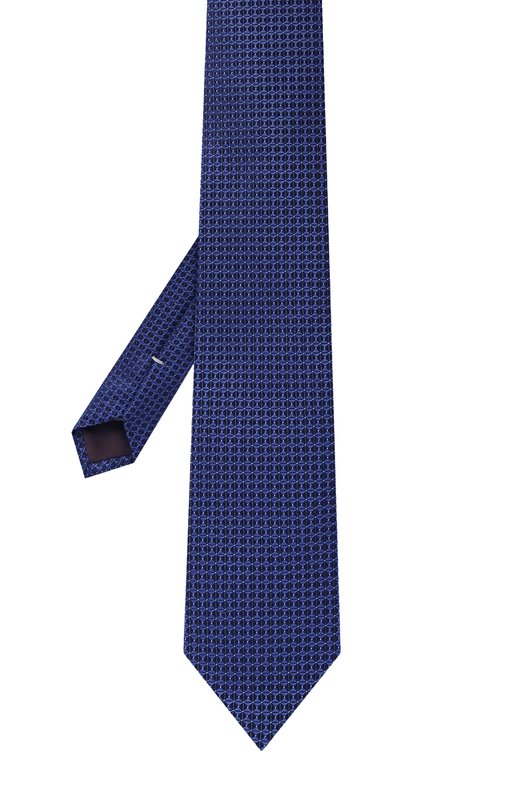 Шелковый галстук Canali 18/HJ04375 Синий  18/HJ04375 Фото 3