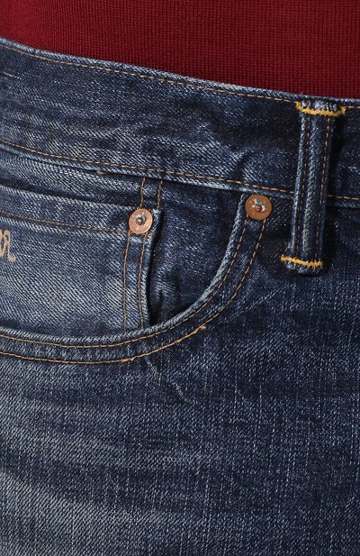 Джинсы прямого кроя RRL синего цвета по цене 52750 руб., арт. 782658886, фото 5 Джинсы прямого кроя RRL, арт. 782658886, фото 5