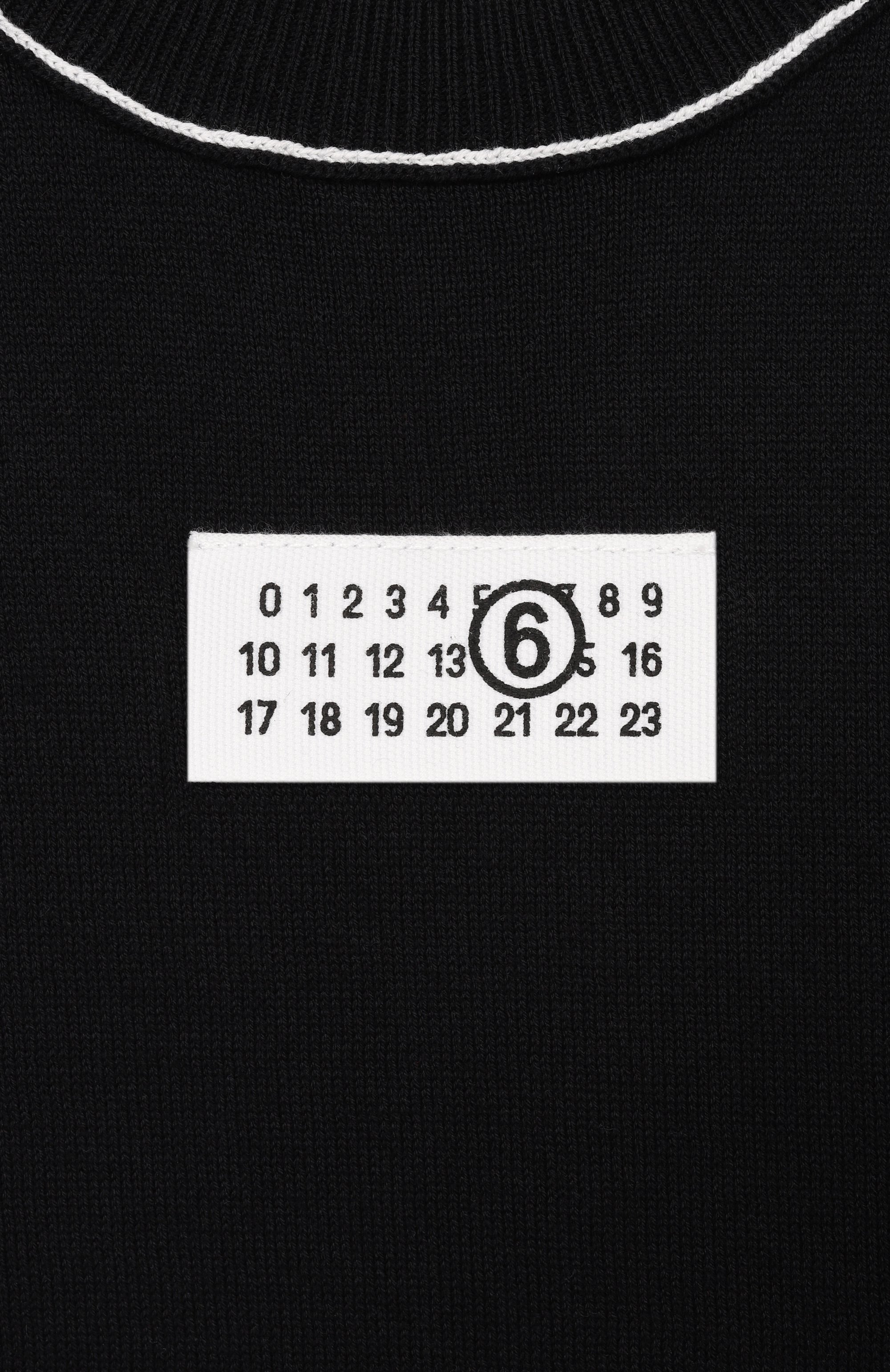 Хлопковый пуловер MM6, арт. M61025/MM07V, фото 3