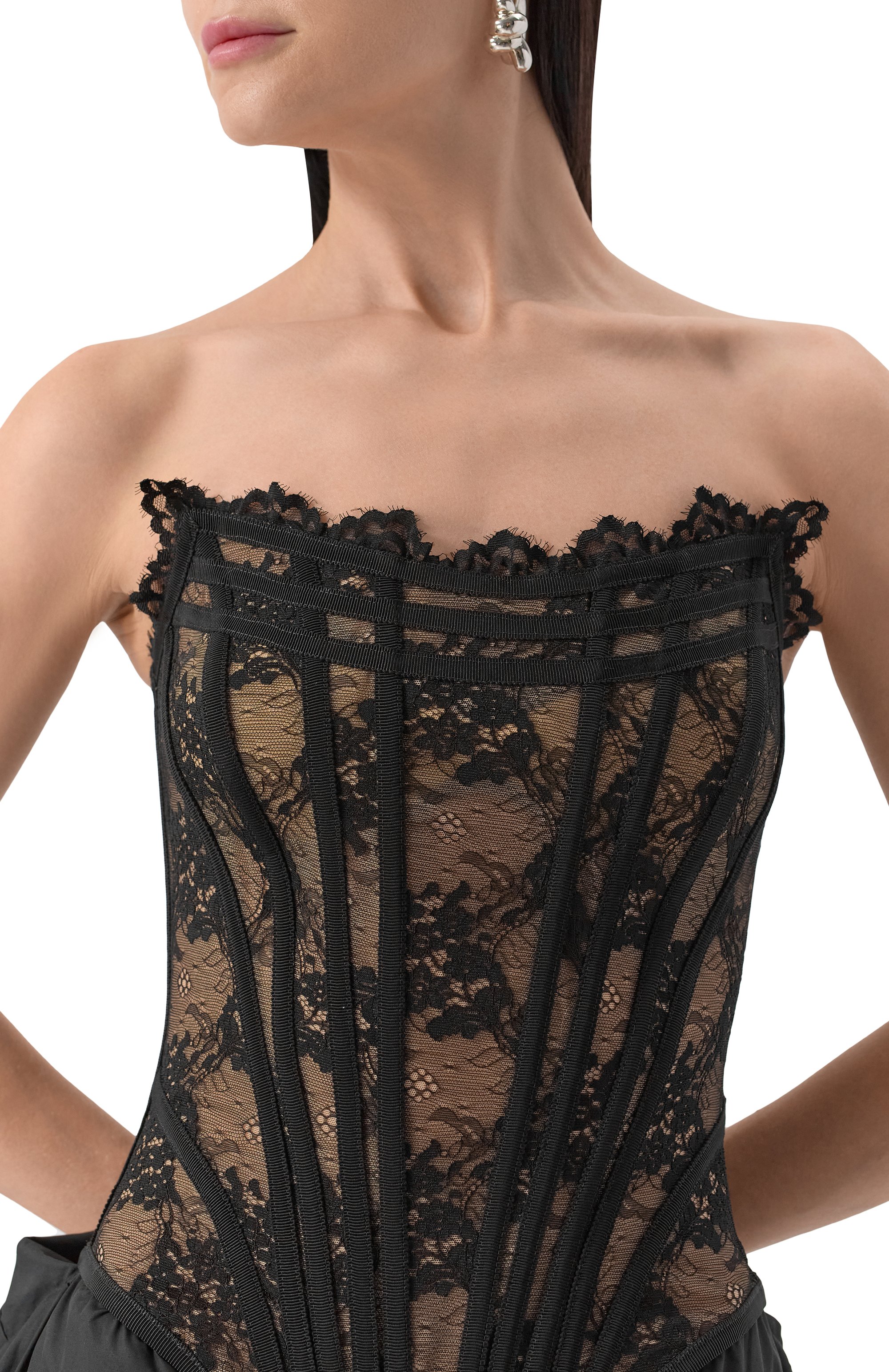 Хлопковое платье GIUSEPPE DI MORABITO, арт. 04SSDR446 04425, фото 5