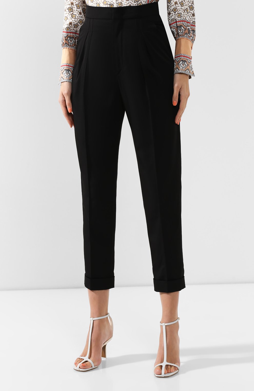 Шерстяные брюки ISABEL MARANT, арт. PA1411-19A012I/PELISS0, фото 3