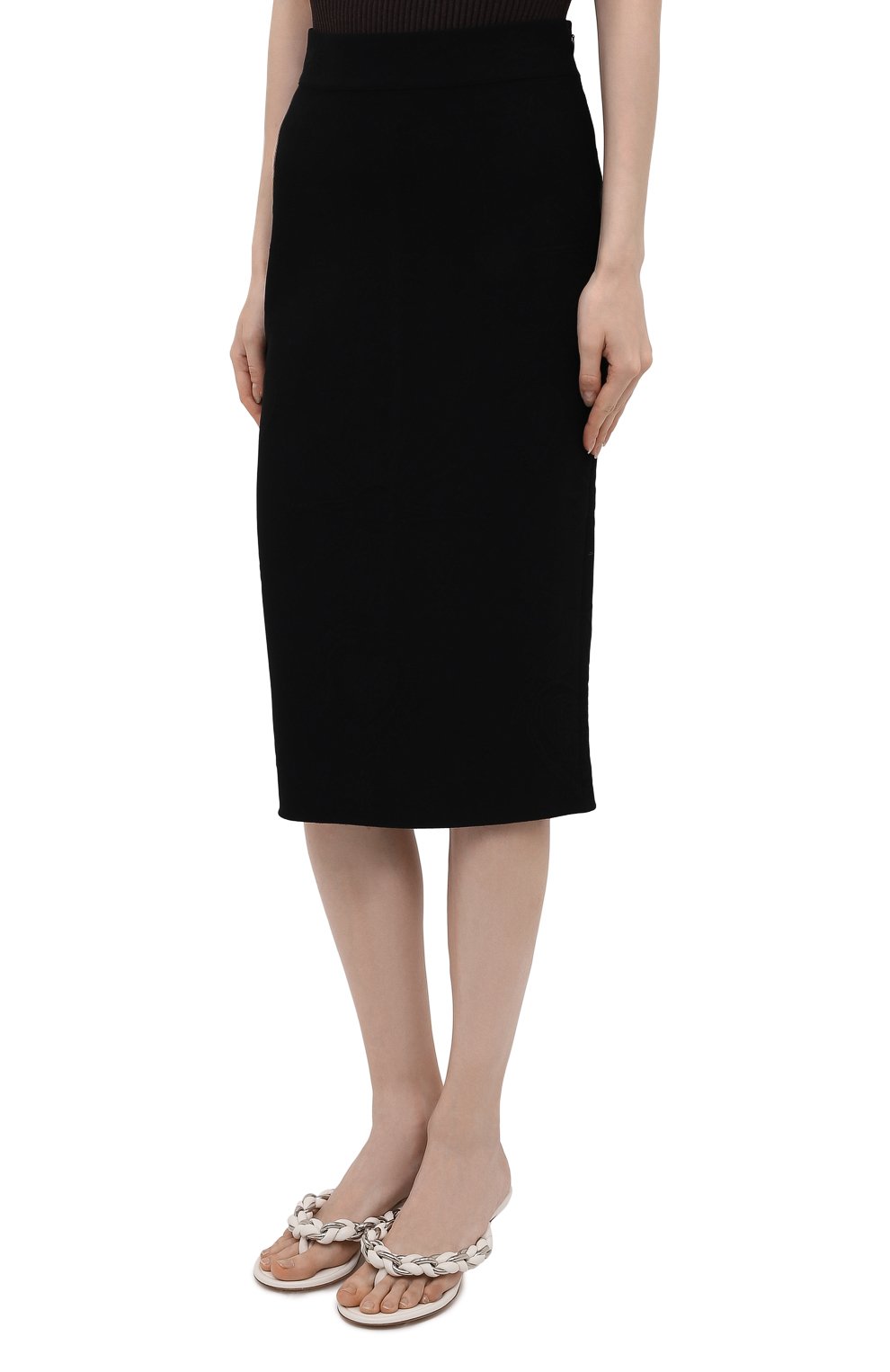 Юбка из вискозы ALEXANDER MCQUEEN, арт. 667773/Q1AVB, фото 3