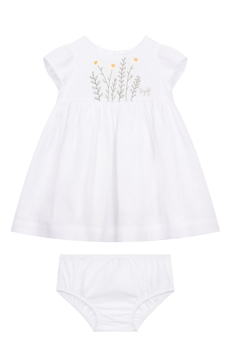 Комплект из платья и шорт IL GUFO, арт. P25VM788L0002/3M-9M, фото 1