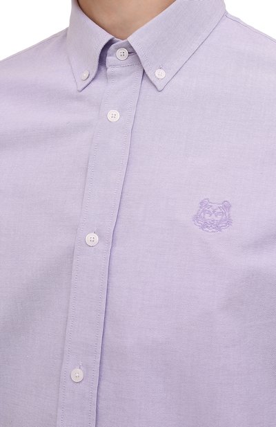 Хлопковая рубашка KENZO, арт. FC55CH4001LD, фото 5