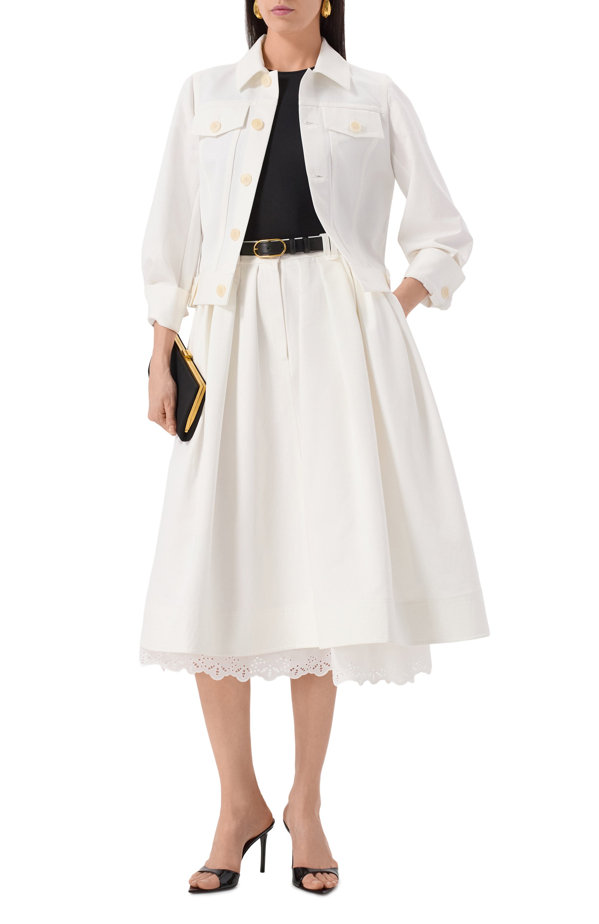 Хлопковая юбка DICE KAYEK, арт. SS25J410, фото 2