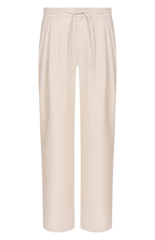 Брюки из хлопка и шелка MVST 25E/X1P/0/B011/0207 Бежевый 25E/X1P/0/B011/0207