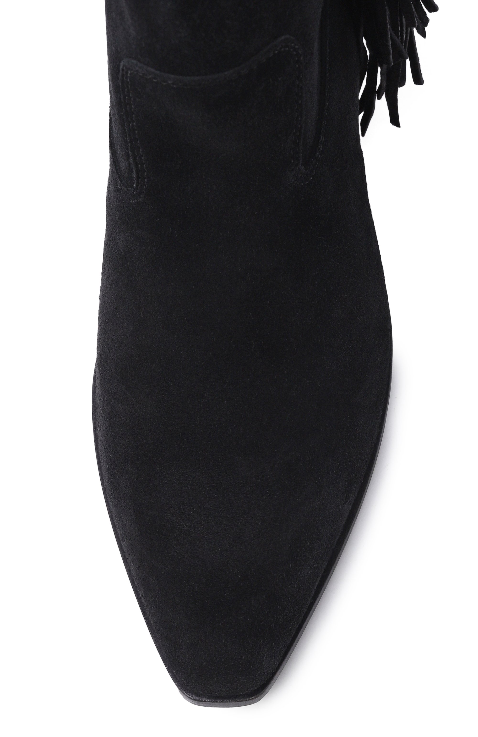 Замшевые казаки k12_dallas VIC MATIE черного цвета по цене 62150 руб., арт. 1K5502D_K12H010101, фото 6 Замшевые казаки k12_dallas VIC MATIE, арт. 1K5502D_K12H010101, фото 6