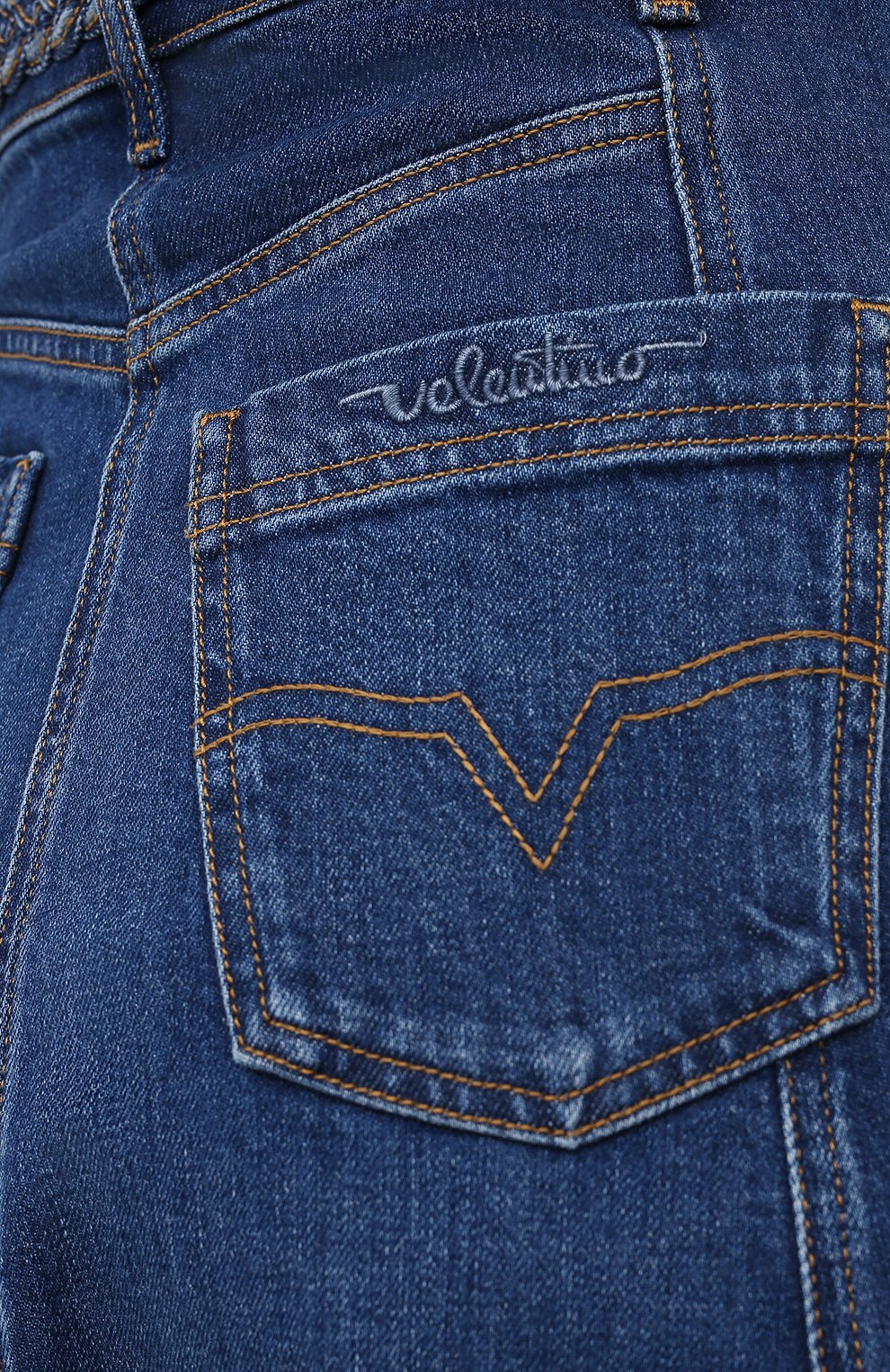 Джинсовая юбка VALENTINO синего цвета по цене 95700 руб., арт. UB3DD10G1LL, фото 6 Джинсовая юбка VALENTINO, арт. UB3DD10G1LL, фото 6