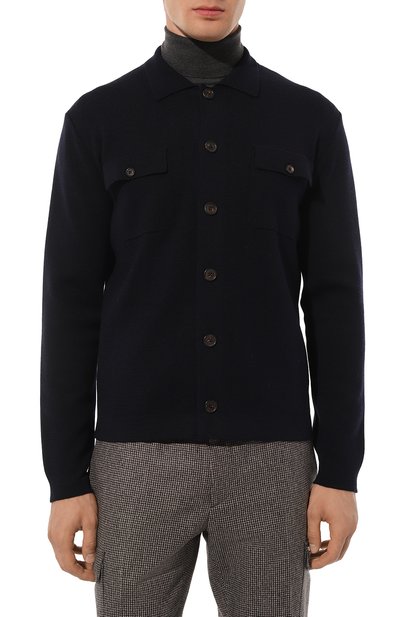 Шерстяная рубашка CORNELIANI, арт. 94M589-9425164, фото 3