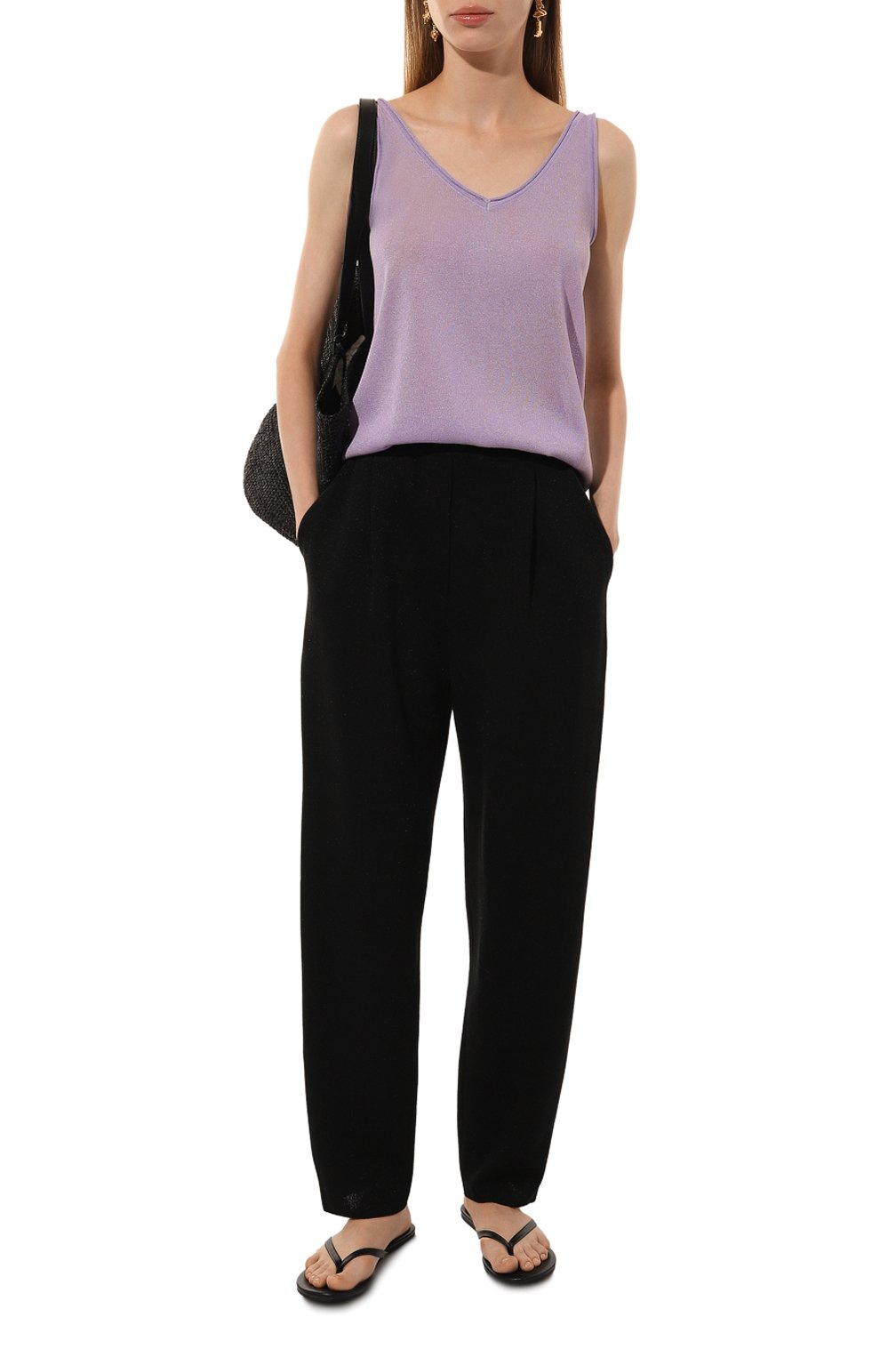 Кожаные шлепанцы MELISSA ODABASH, арт. SANDALS CR, фото 2