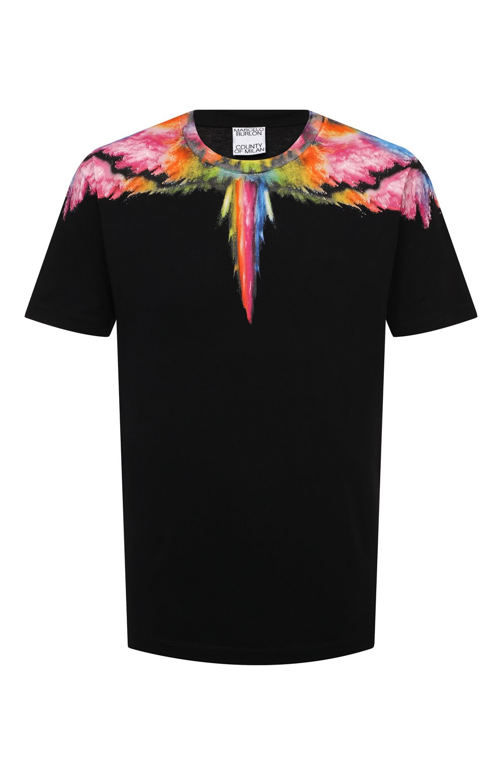 Хлопковая футболка MARCELO BURLON, арт. CMAA018R21JER002, фото 1