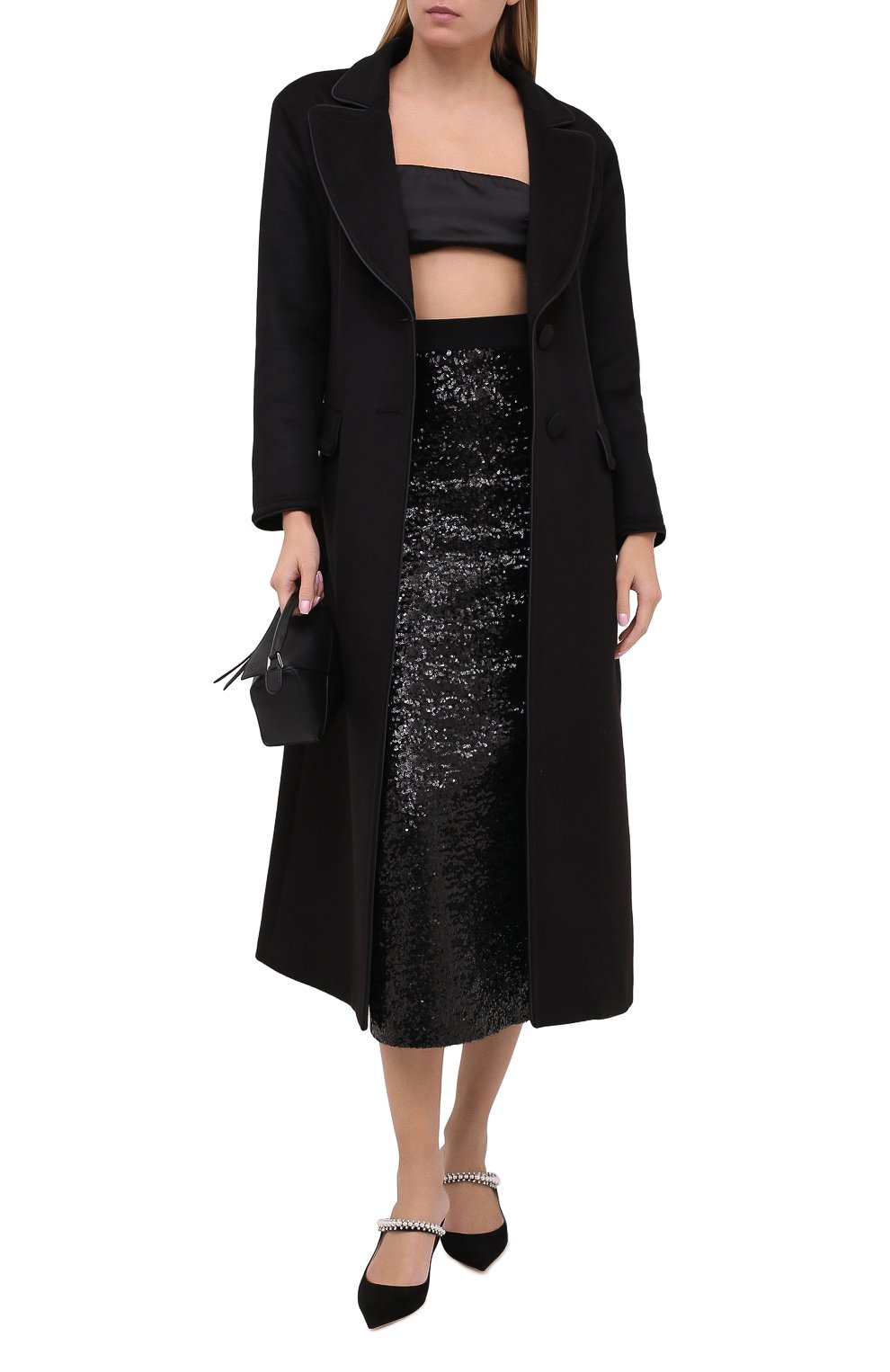 Юбка с пайетками IN THE MOOD FOR LOVE, арт. ANIKA S0LID SKIRT, фото 2