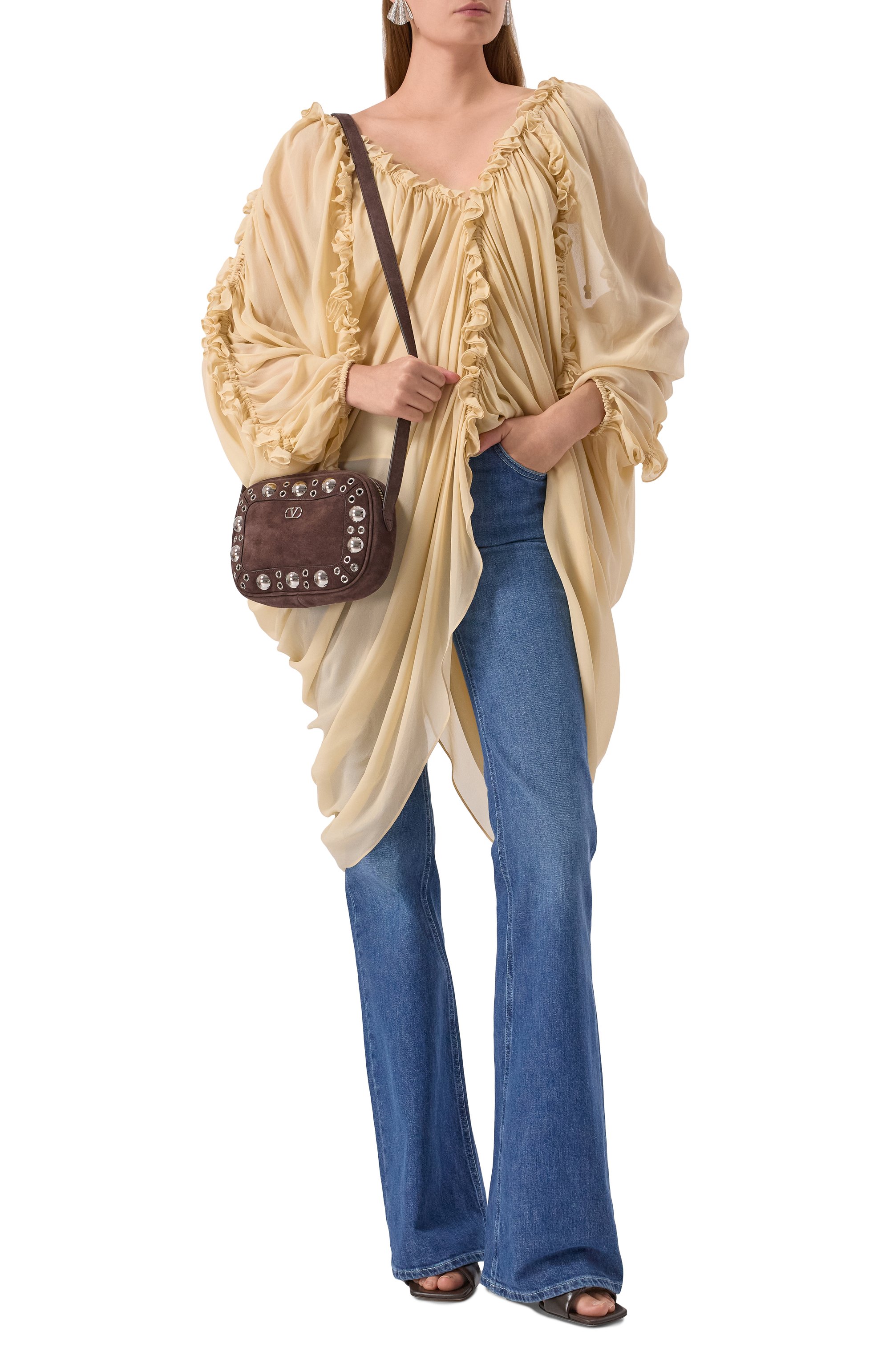 Сумка nellcôte VALENTINO, арт. 7W2B0R74/JET, фото 7