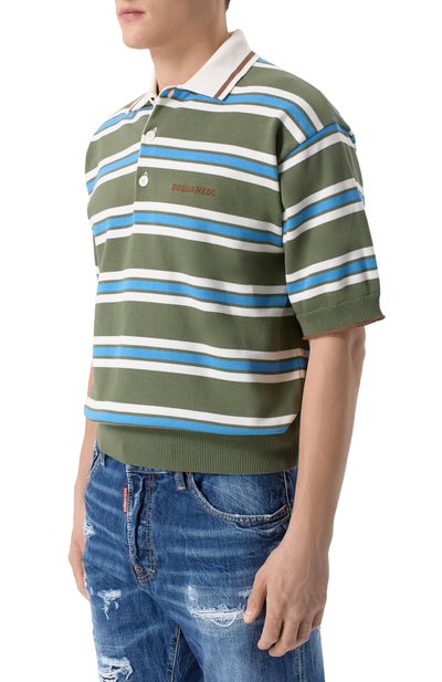 Хлопковое поло DSQUARED2, арт. S74HA1594/D13195, фото 3