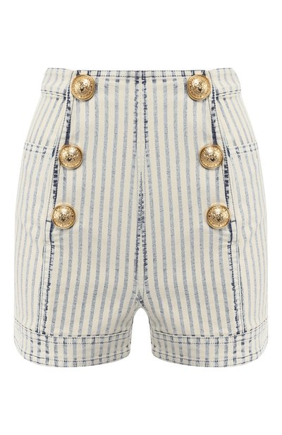 Женские хлопковые шорты BALMAIN, арт. RF15276/D038