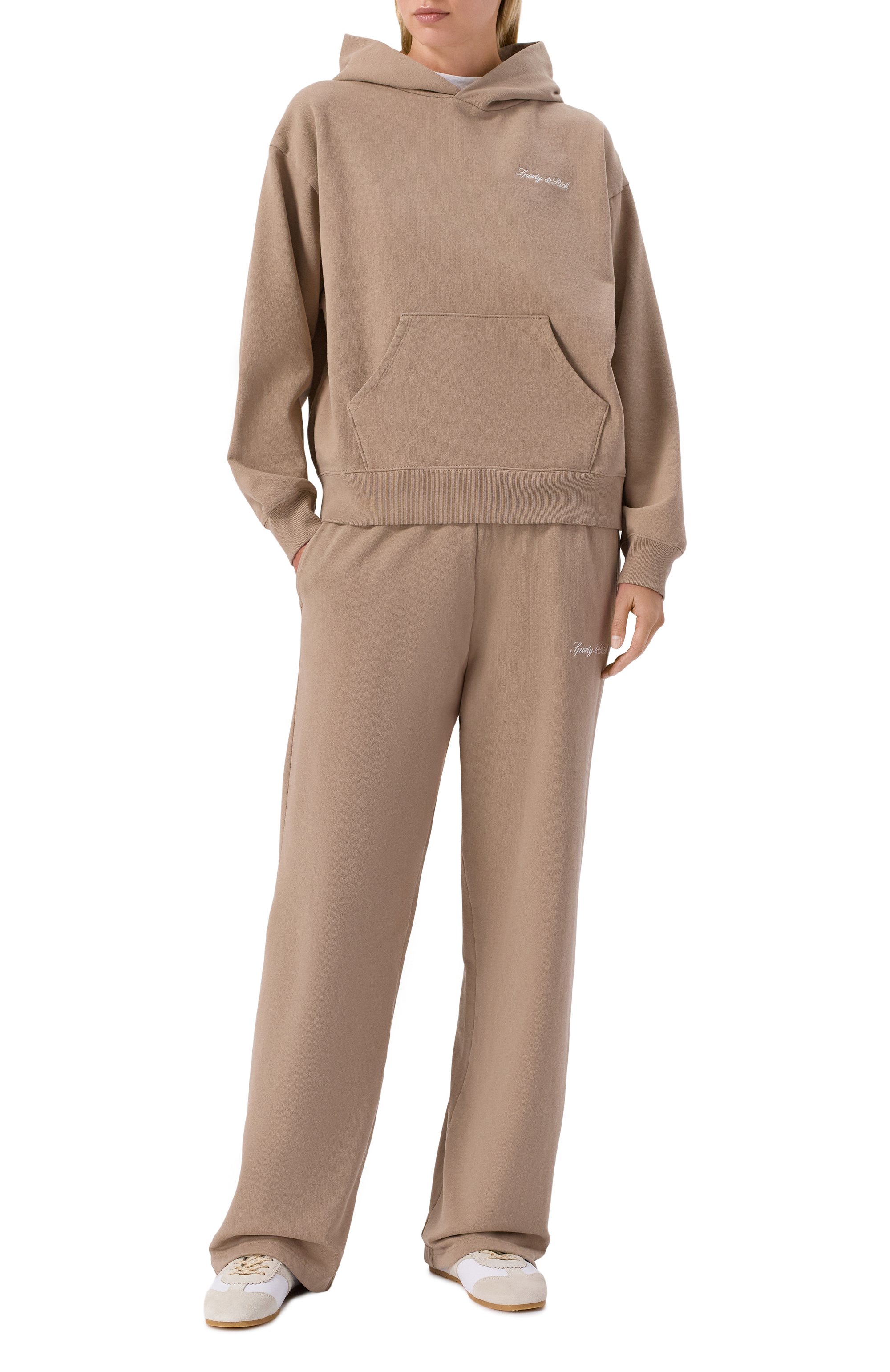 Хлопковые брюки SPORTY AND RICH, арт. PA05568326BR08, фото 5