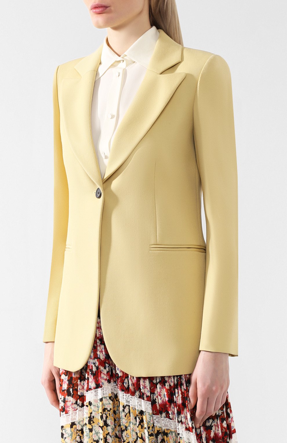 Шерстяной жакет VICTORIA BECKHAM, арт. JK FIT 5711 PSS19 W00L GABARDINE, фото 3